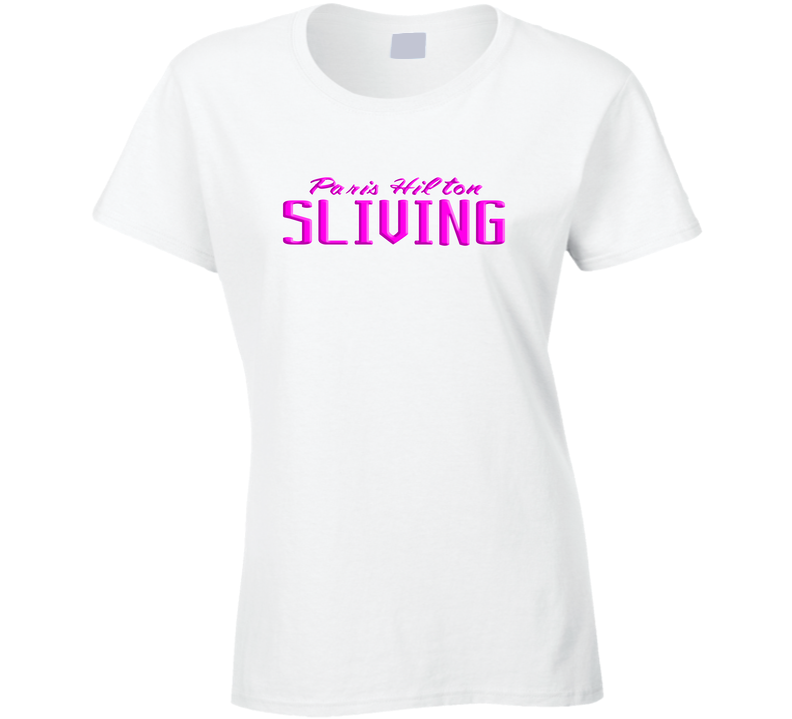 Paris Hilton Sliving Music Lover Ladies T Shirt