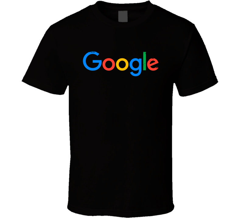 Google Logo Distressed Cool T Shirt