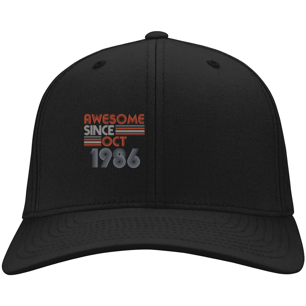Awesome Since Oct 1986 Birthday Gift Hat