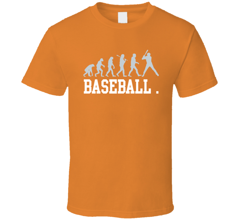 Thats Only I Can Think About Evolution Of Baseball Fan T Shirt