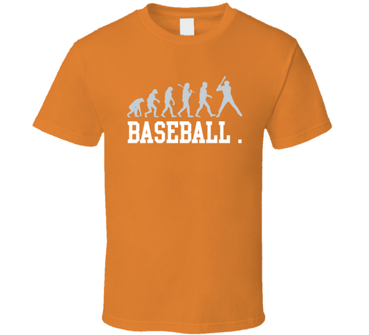 Thats Only I Can Think About Evolution Of Baseball Fan T Shirt