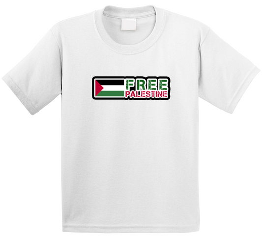I Support On Free Palestine T Shirt