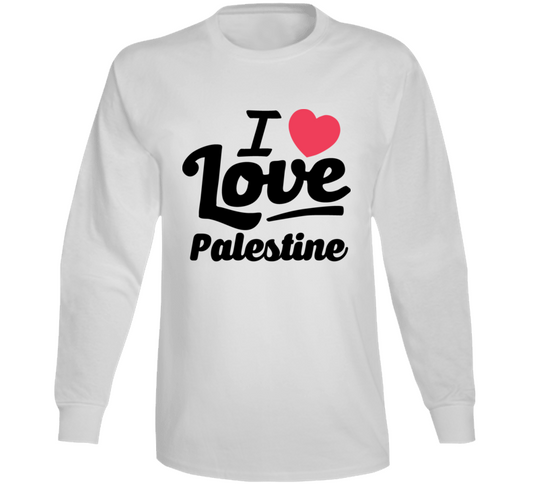 I Love Palestine Long Sleeve T Shirt