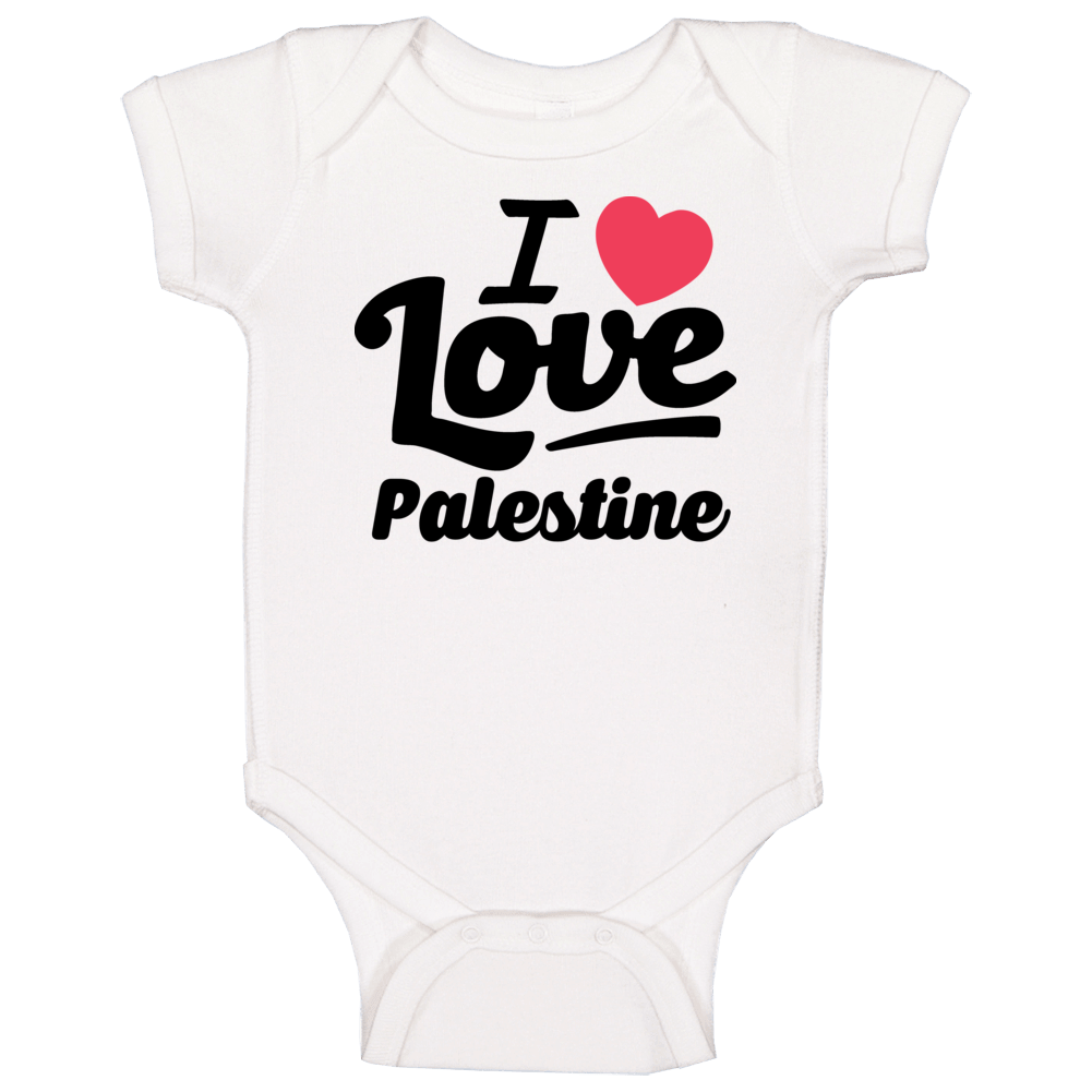 I Love Palestine Baby One Piece