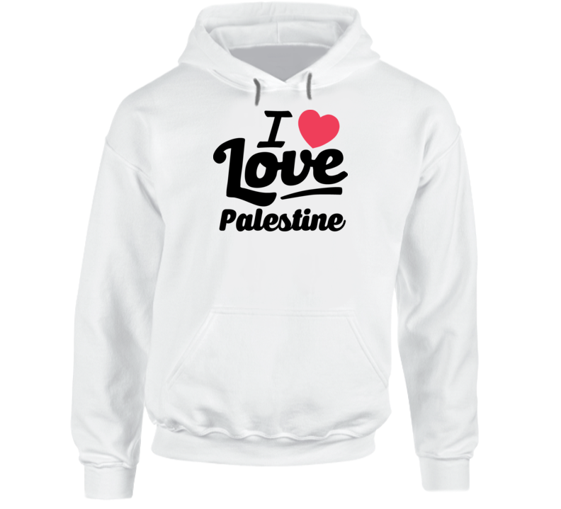 I Love Palestine Hoodie