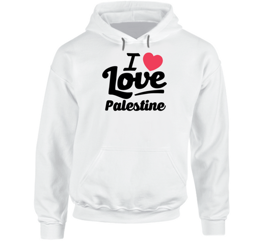I Love Palestine Hoodie