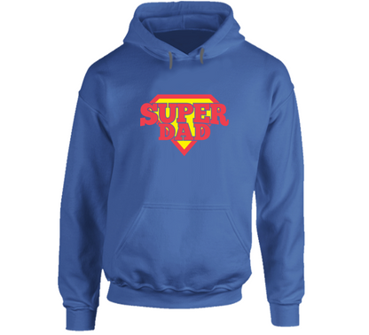 Super Dad Fathers Day Essential Gift Funny Hoodie