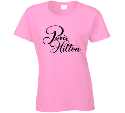 Paris Hilton Fan Cool Gift Ladies T Shirt