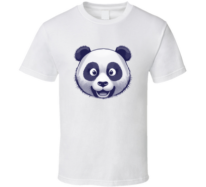 Funny Panda Face Cool Gift T Shirt