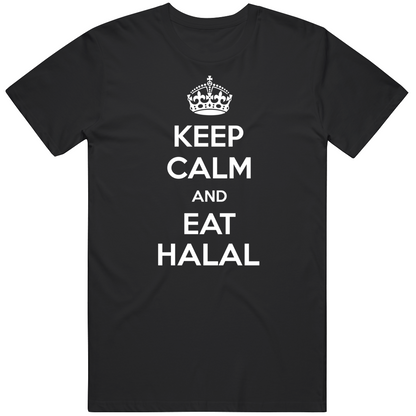 Keep Calm And Eat Halal Islamic Cool T Shirt