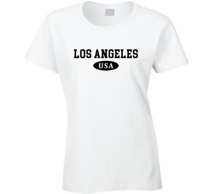 Los Angeles Usa Cool Gift Ladies T Shirt