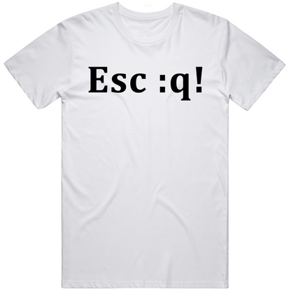 Esc Q Linux Lover Cool Gift T Shirt