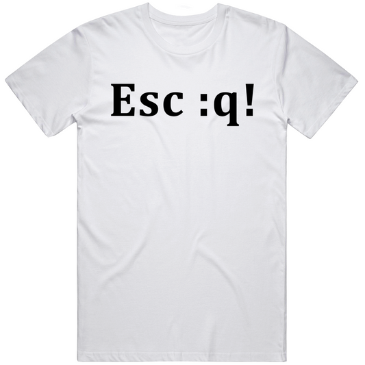 Esc Q Linux Lover Cool Gift T Shirt