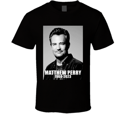 Matthew Perry Friends Shows Fan Rip T Shirt