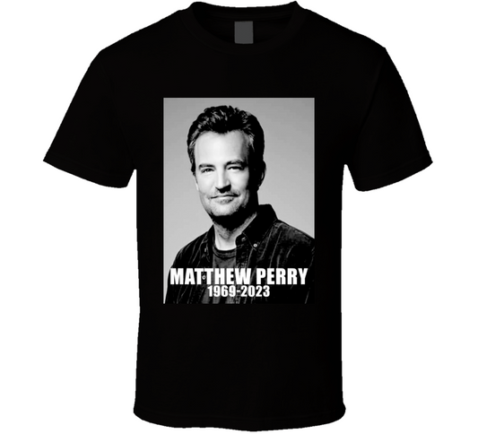 Matthew Perry Friends Shows Fan Rip T Shirt