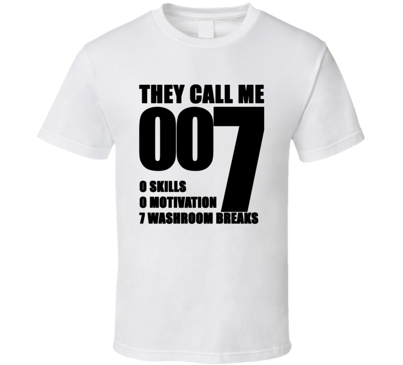 007 Funny T Shirt