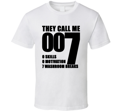 007 Funny T Shirt