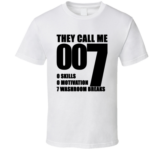007 Funny T Shirt