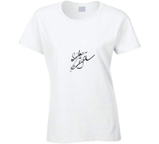 Smile Is Beautiful Cool Gift Ladies T Shirt
