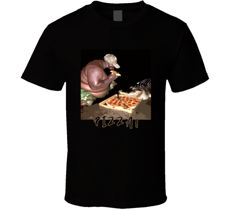 Pizza With Alligator Meme Cool Gift T Shirt