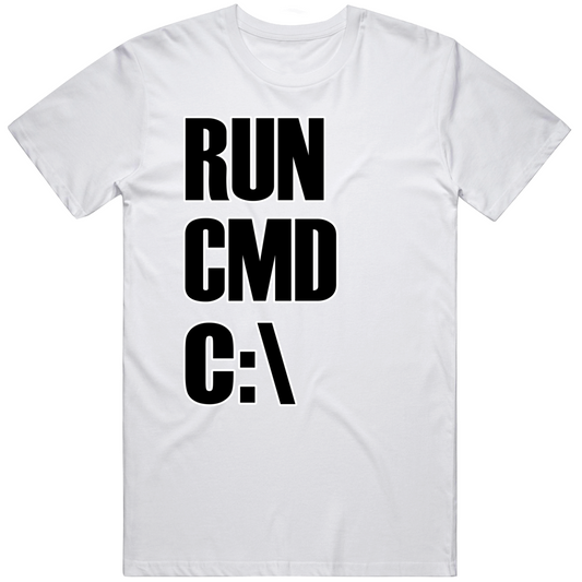 Run Cmd Funny It Job Cool T Shirt