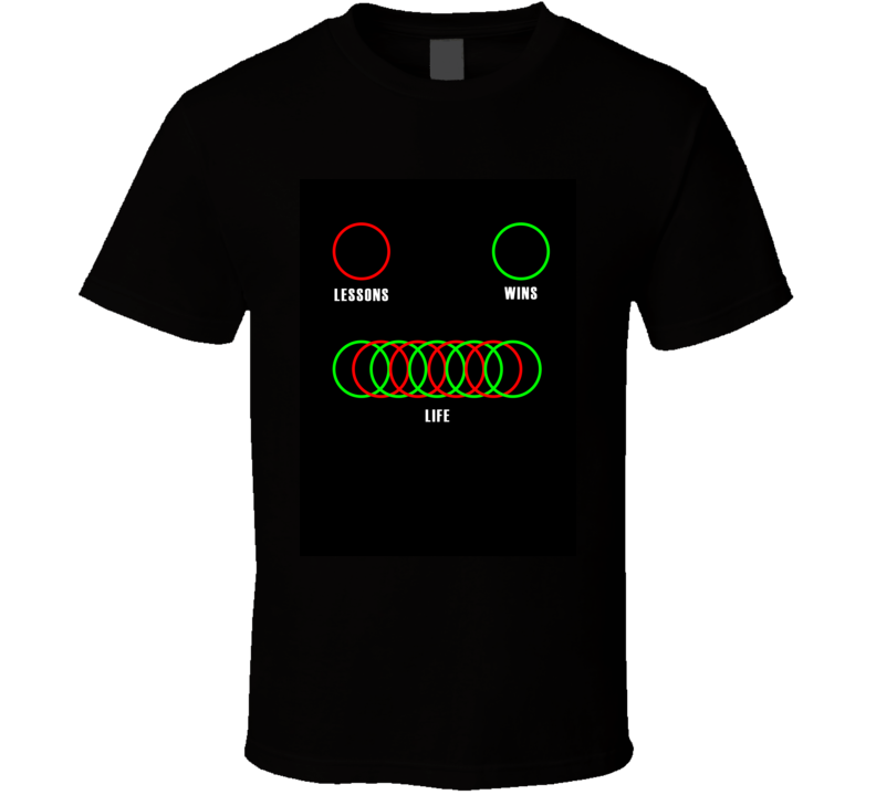 Wins Lessons And Life Positive Vibe Cool Gift T Shirt