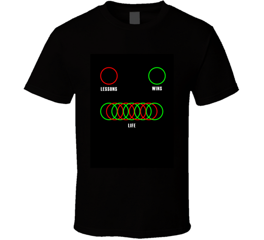 Wins Lessons And Life Positive Vibe Cool Gift T Shirt
