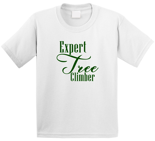 Expert Tree Climber Kids T Shirt