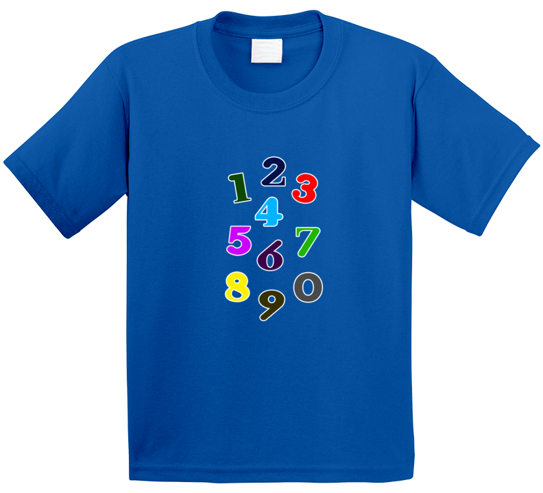 Numbers T  For Kids T Shirt