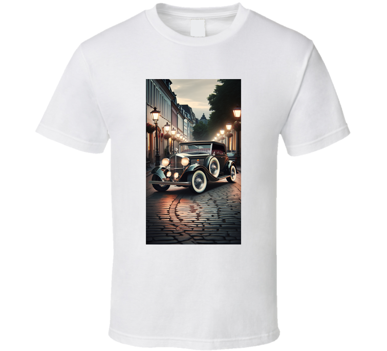 Vintage Car T- Designer T Shirt