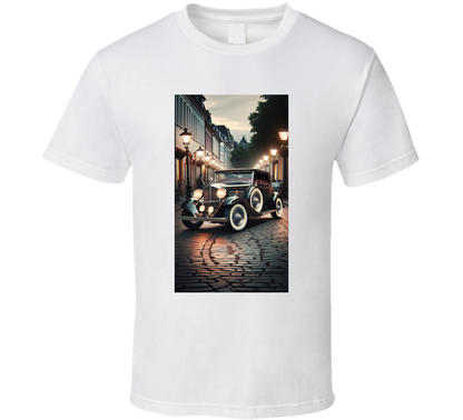 Vintage Car T- Designer T Shirt