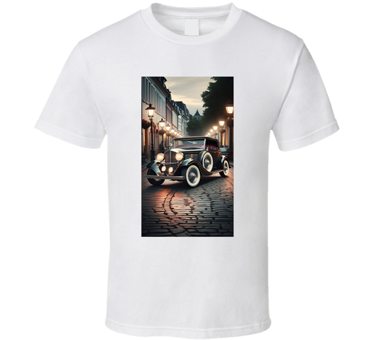 Vintage Car T- Designer T Shirt