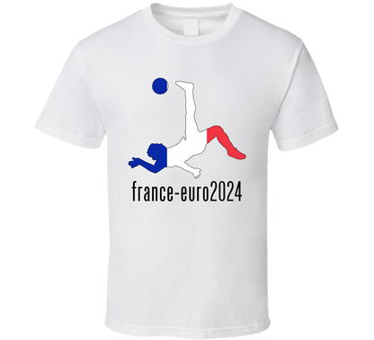 France Team Fan For Euro 2024 Football T Shirt