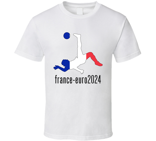 France Team Fan For Euro 2024 Football T Shirt