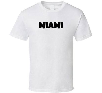 Miami City Fan T Shirt