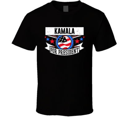 Kamala For President Democrat Supporter United States Election T Shirt