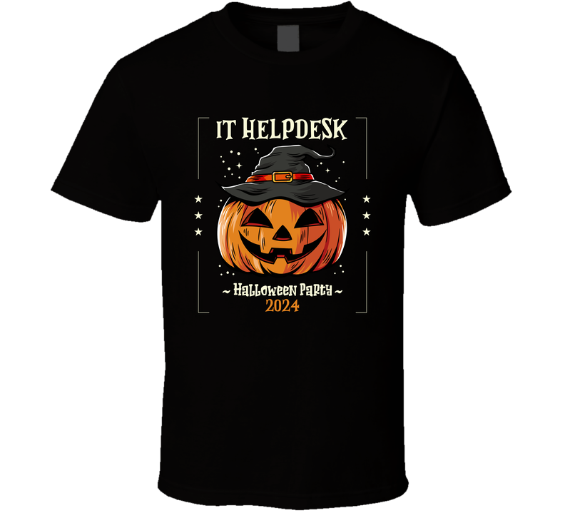 It Helpdesk Halloween Party 2024 Funny Cool Gift T Shirt