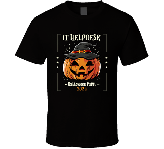 It Helpdesk Halloween Party 2024 Funny Cool Gift T Shirt