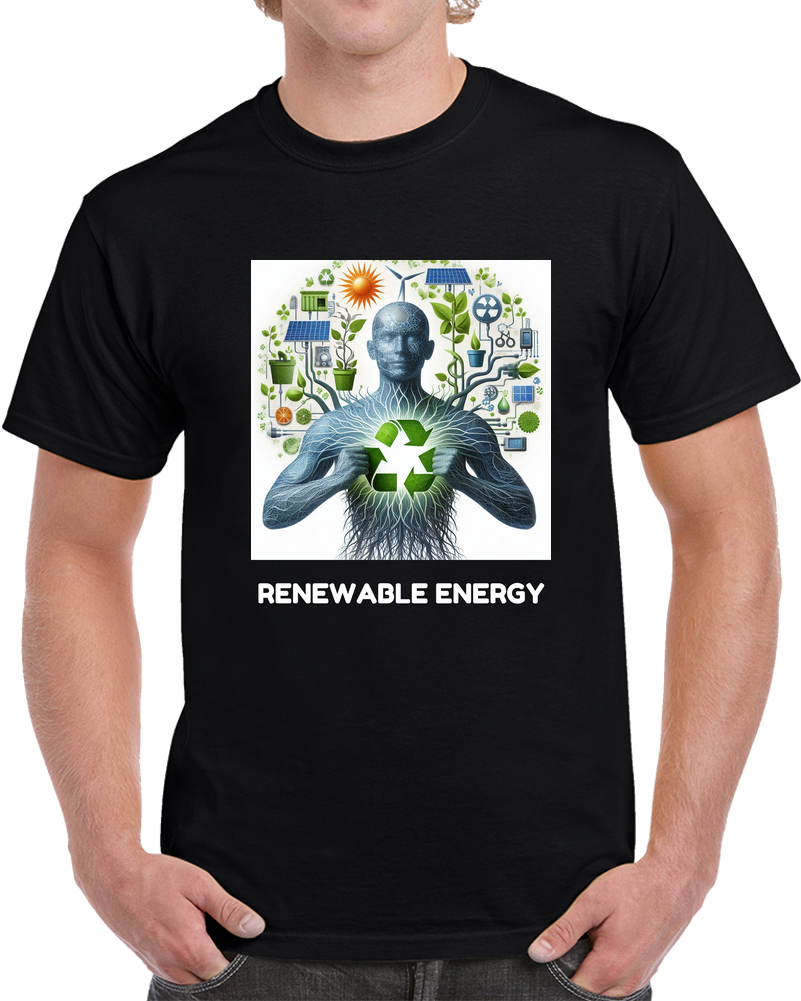 Renewable Energy To Save World Cool Climate Awareness T Shirt