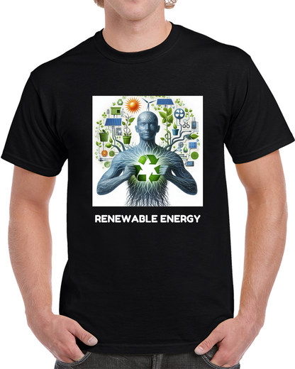 Renewable Energy To Save World Cool Climate Awareness T Shirt