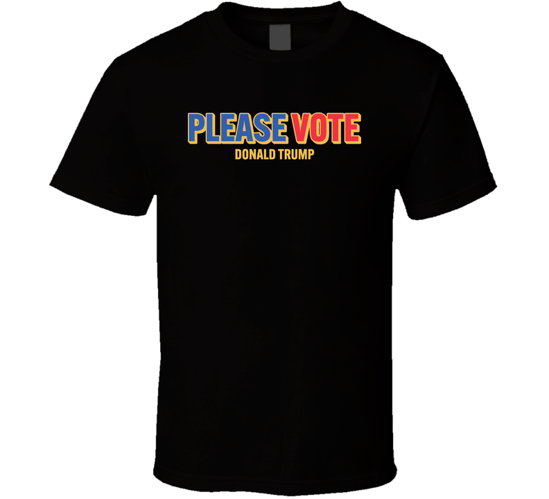 Please Vote Donald Trump Usa Election T Shirt