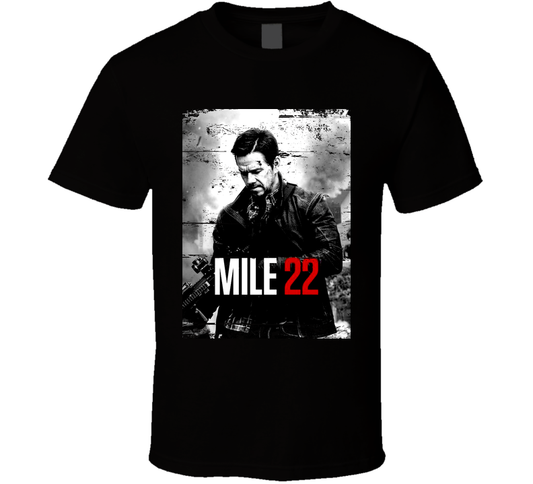 Mile 22 Movie Fan Cool Distressed T Shirt