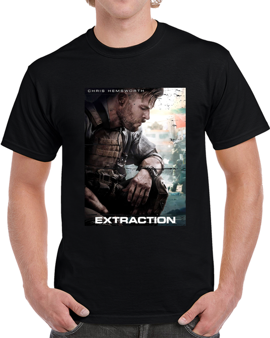 Chris Hemsworth Extraction Movie Fan Cool Gift T Shirt
