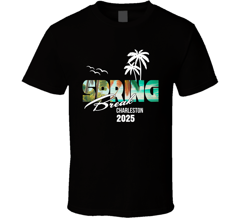 Charleston South Carolina 2025 For Spring Break Vacation Mode T Shirt