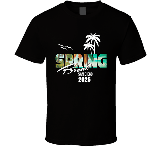 San Diego California 2025 For Spring Break Vacation Mode T Shirt