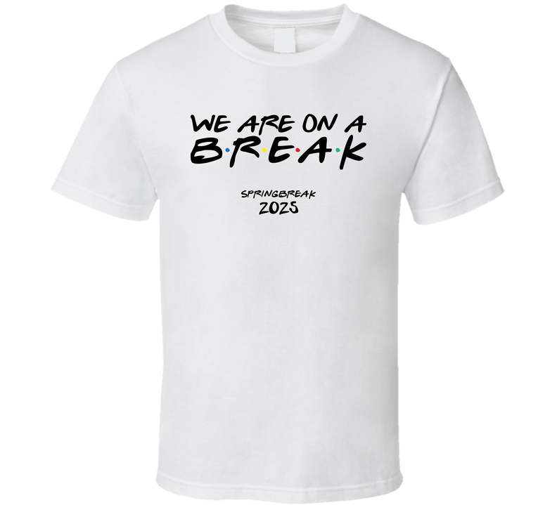 We Are On A Break Spring Break 2025 Cool Gift T Shirt