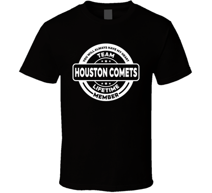 Team Houston Comets Lifetime Member Basketball Fan Cool T Shirt