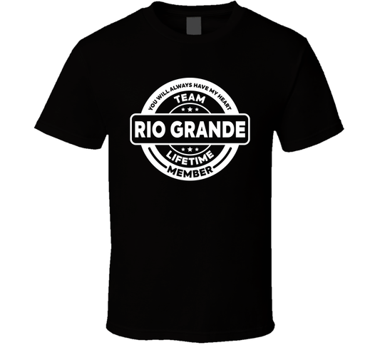 Team Rio Grande Lifetime Member Basketball Fan Cool T Shirt