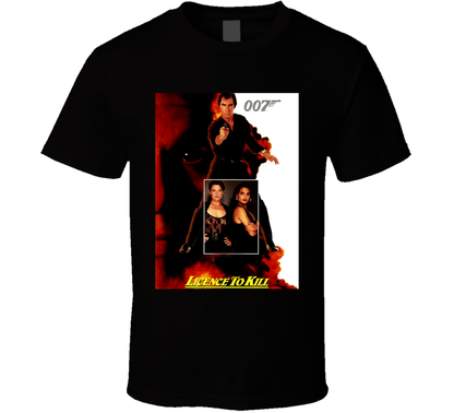 License To Kill James Bond 007 Movie Fan Cool Gift T Shirt