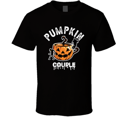 Pumpkin Couple Halloween Cool Trending Gift T Shirt